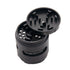 Gordon 5 Pieces Aluminum Alloy Herb Grinder, 61 mm Smoker Grinder with Window, Black Easy Clean Herb Grinders